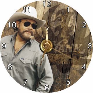 Brand New Country Singer Hank Williams Jr CD Clock