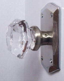 Charles XI Old Town 24% Lead Crystal French Door Knobs