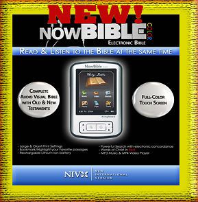 NIV NowBible Audio Visual Electronic Now Bible New Wow