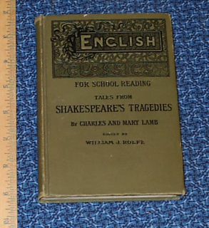 1890 English Classics   School Reading   Shakespeare