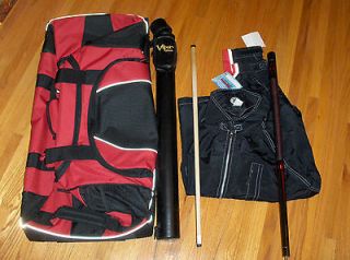 Marlboro Catalog lot   Jacket, travel bag and pool stick