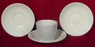  Ironstone Charles Meakin Cup & Saucer, 2 John Edwards Saucers 1880s