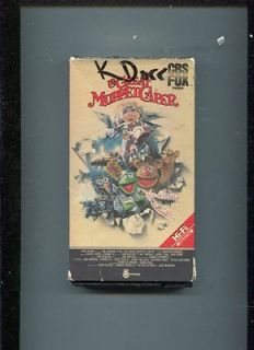 The Great Muppet Caper Jim Henson Frank Oz VHS OOP RARE AT8
