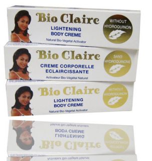 Bio Claire Lightening Body Cream without Hydroquinone1o z PACK OF 3