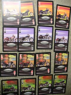 Harley Davidson Bicycle Playing Cards Photo Custom Designed Card Deck