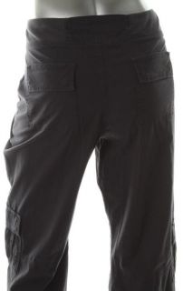 XCVI New Davis Gray Cotton Stretch Elastic Waist Cargo Pants s BHFO