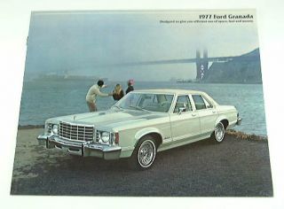 1977 77 Ford Granada Brochure Sedan Ghia Sports Coupe