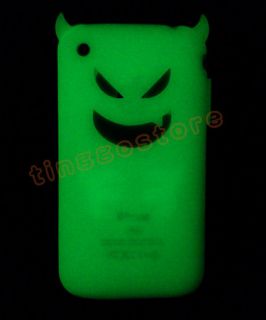 Glow in The Dark Soft Silicone Case for iPhone 3G 3GS Skin Bumper