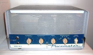 Bell Pacemaker PM 33 Dual 6L6 Tube Amplifier Guitar Harp Amp