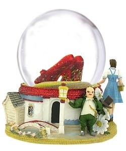 The Wizard of Oz Ruby Slippers Musical Snow Globe SF WZRRSWG*