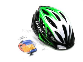 CLOSEOUT HELMET Giro Athlon Bright Green Black   Bike Helmet   Medium