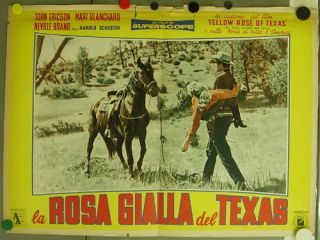 DL63 Return of Jack Slade Rose of Texas Poster ITA A