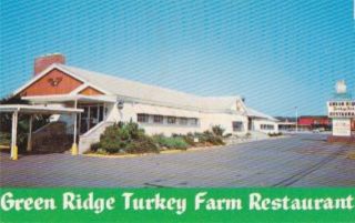 Nashua NH Green Ridge Turkey Farm Restaurant Postcard