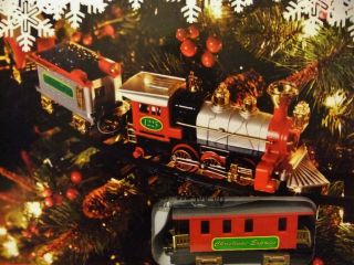 Holiday Railroad Train Set Around The Tree Christmas Express New