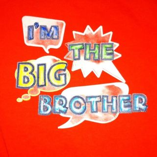 New IM The Big Brother Baby Boys Graphic Shirt 3T 4T Gift Nice