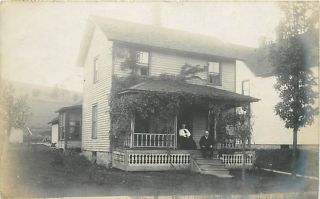 PA Harrison Valley Residence Real Photo 1907 T37749