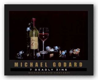 Deadly ZINS Michael Godard Print David Vineyards Wine