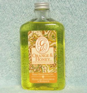 Greenleaf Reed Diffuser Oil Popular Orange Honey