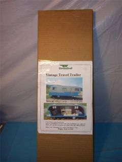 Greenleaf Dollhouses Vintage Travel Trailer Dollhouse Kit 1 inch Scale