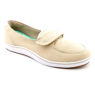 Grasshoppers Canyon Womens Size 5 5 Beige Wide Textile Loafers Shoes