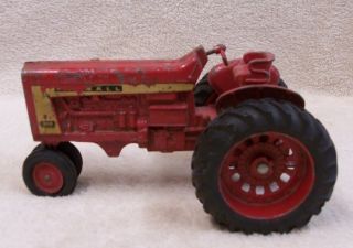 Vintage old Farmhall 806 Toy Tractor Round Fender for parts or