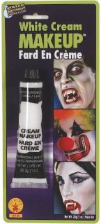 White Grease Face Paint Cream Makeup Make Up Halloween Fancy Dress