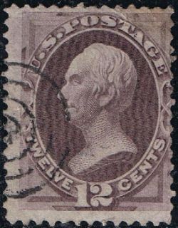 USA Stamp 162 12C Black Violet Bank Note 1873 Used