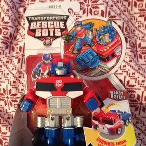  Rescue Bots Playskool Heroes Optimus Prime Brand New Hasbro Toy