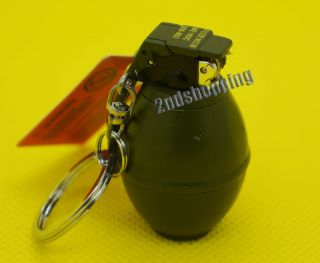New Mini Green Hand Grenade Cigarette Flint Butane Lighter