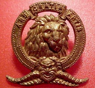 Vintage MGM Metro Goldwyn Mayer Hat Badge or Lapel Pin