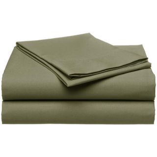 PC Luxury Sage Green Queen Sheet Set Flat Fitted Pillows New 1300TC