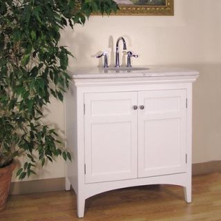 Legion Furniture 30 Woodbridge Sink Vanity in White