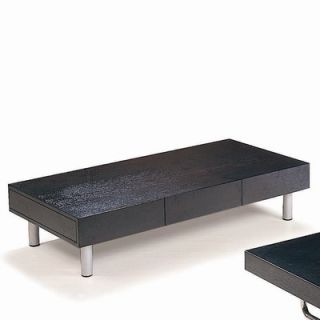 Hokku Designs Coffee Table with Drawer in Espresso