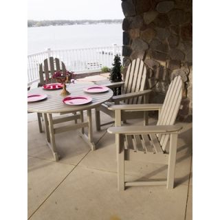 Polywood Casual Adirondack 5 Piece Dining Set  