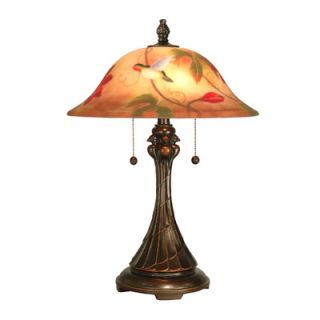 Cal Lighting Table Lamp with Pull Chain in Rust   BO 432 RU