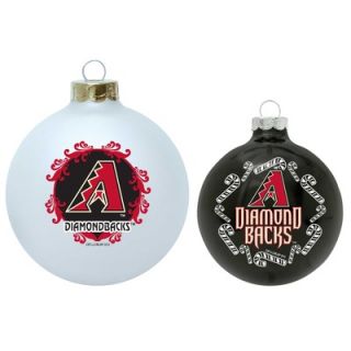 Topperscot MLB Round Glass Ornament (Pack of 2)