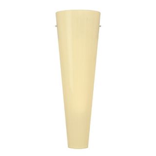 WAC Cased Glass Cone Wall Sconce in Amber