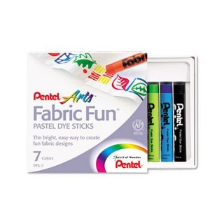 Fabric Pastel Dye Sticks, Assorted, 7 Per Set