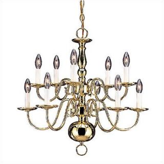 PB Chandelier. Colonial collection. Number of lights 8