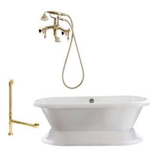 American Standard Princeton Double Handle Deck Mount Tub Only Faucet