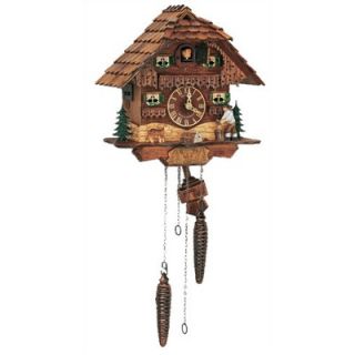 Schneider 10 Musical Chalet Cuckoo Clock with Woodchopper