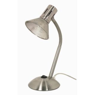 Nuvo Lighting One Light 13 Small Goose Neck Desk Lamp in Nickel
