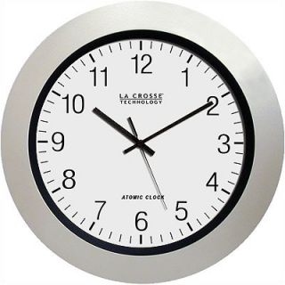 La Crosse Technology 14 Atomic Wall Clock in White Pearl   WT 3144P
