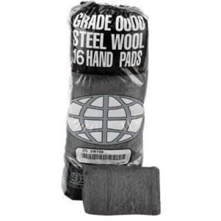 GMT Gmt   Industrial Quality Steel Wool Hand Pads #0000 Steel Wool