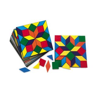 Learning Resources Parquetry Blocks and 20 Pattern Cards