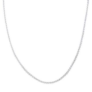  Platinum Plated Sterling Silver 20 inches Wheat Chain   PSC514 20