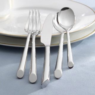 Towle Silversmiths Stainless Steel Wave 42 Piece Flatware Set