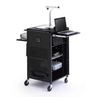 Bretford Multimedia Compact Presentation Cart with Antimicrobial