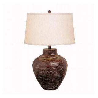 Kichler The New Informality 25  Hammered Bronze Oval Table Lamp