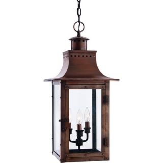 Quoizel Chalmers 26 Outdoor Hanging Lantern in Aged Copper